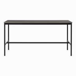 Table haute en linoléum noire contreplaqué 85 x 190 x 95 cm Base - Muuto