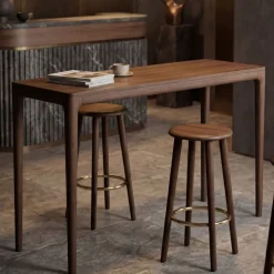 Table haute en noyer 200x60x105cm Heart'n soul - Umage