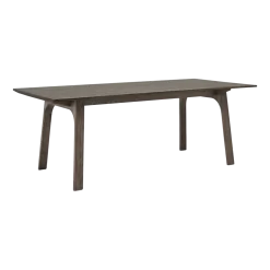 Table à mager avec rallonge en chêne foncé huilé 205x100cm Earnest - Muuto
