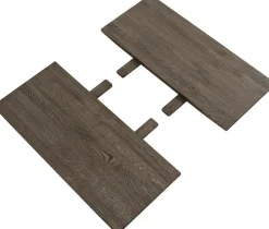 Table à mager avec rallonge en chêne foncé huilé 205x100cm Earnest - Muuto