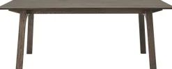 Table à mager avec rallonge en chêne foncé huilé 205x100cm Earnest - Muuto
