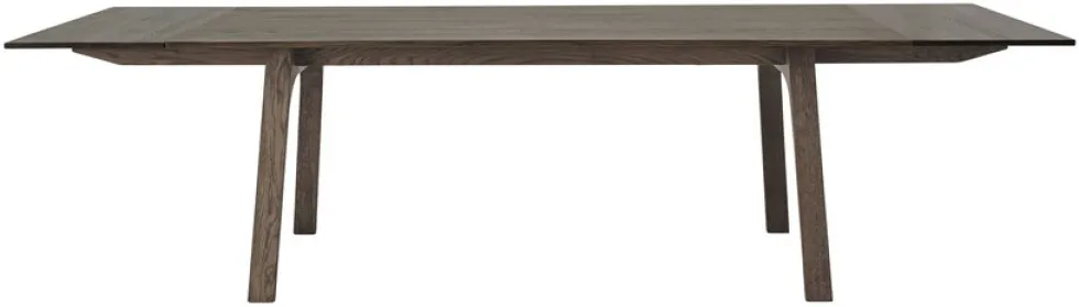 Table à mager avec rallonge en chêne foncé huilé 205x100cm Earnest - Muuto