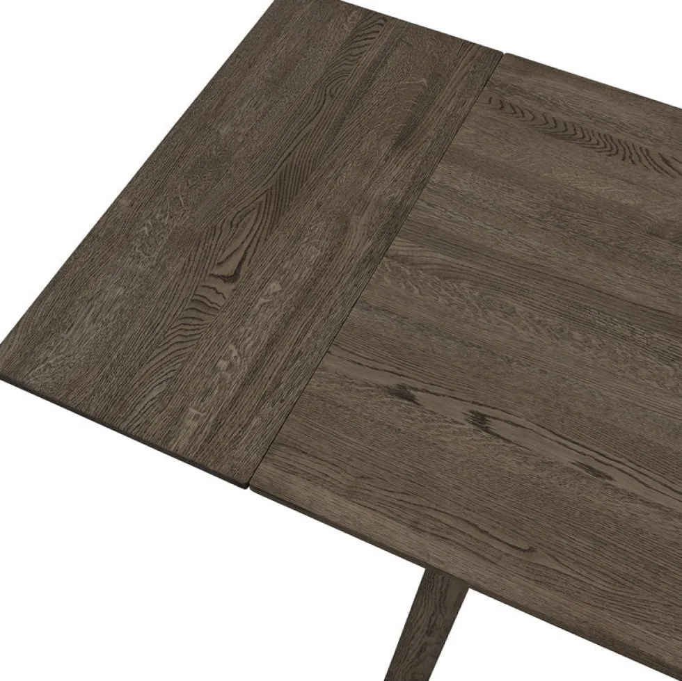 Table à mager avec rallonge en chêne foncé huilé 205x100cm Earnest - Muuto