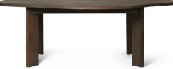 Table à manger asymétrique en hêtre marron foncé 220 cm Tarn - Ferm Living