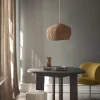 Table à manger asymétrique en hêtre marron foncé 115 cm Tarn - Ferm Living