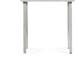 Table à manger carrée en aluminium et vert 85x85x74cm - valerie_objects