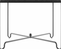 Table à manger de jardin noire 90x90 cm Tropique - Gubi