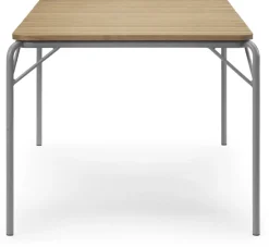 Table à manger d'extérieur en acier gris 90 x 200 cm Robinia Vig - Normann Copenhagen