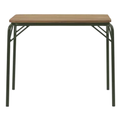 Table à manger d'extérieur en acier vert foncé 80 cm Robinia Vig - Normann Copenhagen