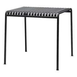 Table à manger d'extérieur en métal anthracite 82,5x90cm Palissade - HAY