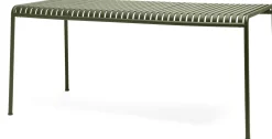 Table à manger d'extérieur en métal olive 170x90cm Palissade - HAY