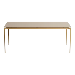 Table à manger d'extérieur or 90x180cm Fromme - Petite friture