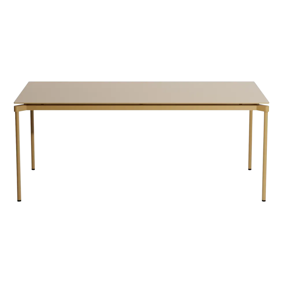 Table à manger d'extérieur or 90x180cm Fromme - Petite friture