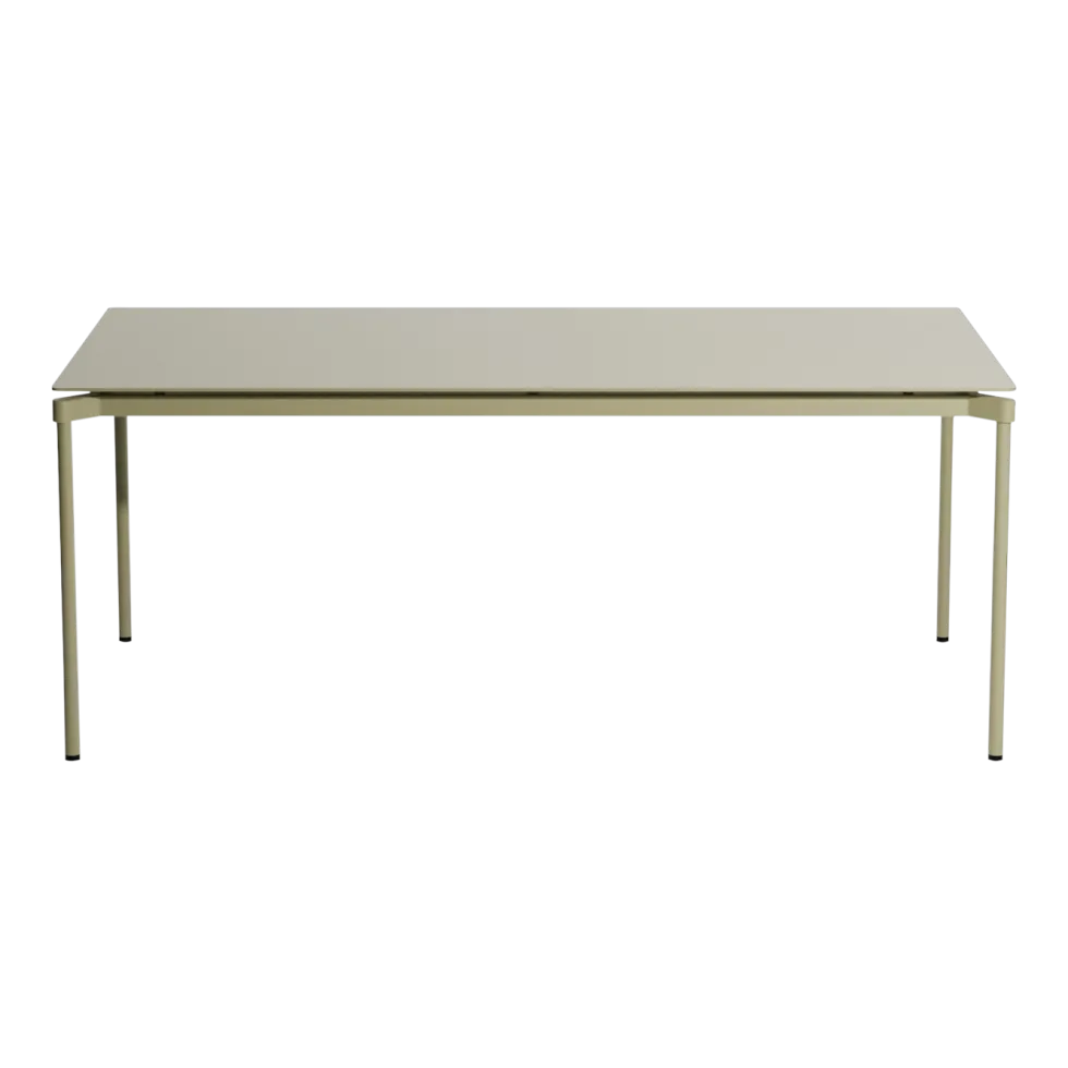 Table à manger d'extérieur vert jade 90x180cm Fromme - Petite friture