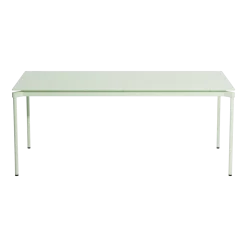 Table à manger d'extérieur vert pastel 90x180cm Fromme - Petite friture