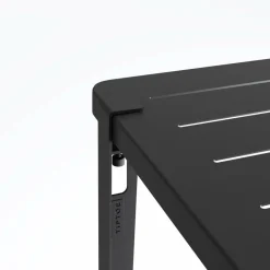 Table à manger en acier noir 190 x 90 x 75 cm Midi - TIPTOE