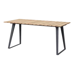 Table à manger en aluminium et teck Copenhagen - Cane-Line