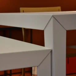 Table à manger en aluminium noir 180 cm Zef - Matière Grise
