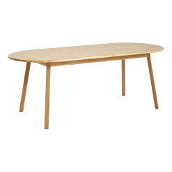 Table à manger en bois de chêne laqué 200 cm Triangle - HAY