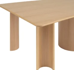 Table à manger en bois de chêne 130x120cm Re-norm - Muuto
