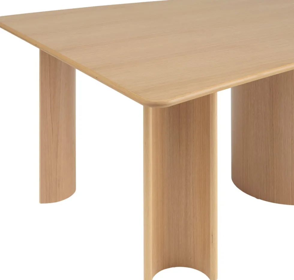 Table à manger en bois de chêne 130x120cm Re-norm - Muuto