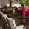 Table à manger en bois d'hévéa 180x90x75cm Bruneau - Dutchbone