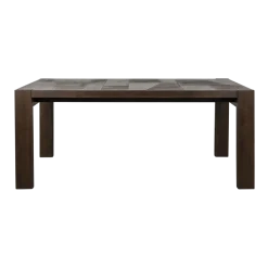Table à manger en bois d'hévéa 180x90x75cm Bruneau - Dutchbone