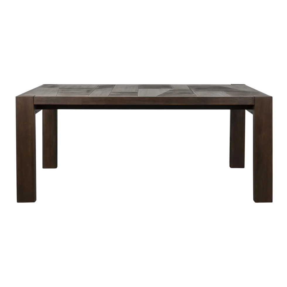 Table à manger en bois d'hévéa 180x90x75cm Bruneau - Dutchbone