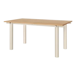 Table à manger en chêne et acier clair 160x90cm Atura - Ferm living