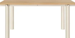 Table à manger en chêne et acier clair 160x90cm Atura - Ferm living