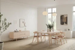 Table à manger en chêne 200 x 90 cm Fawn - Gazzda