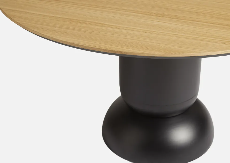 Table à manger en chêne 130x74cm Ludo - Woud