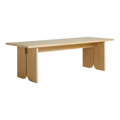 Table à manger en chêne 240x90x75cm Kimono - Woud