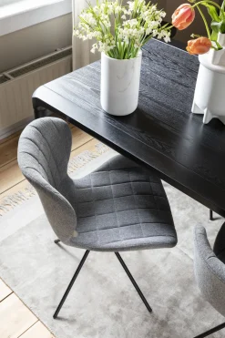 Table à manger en frêne noir 160x90cm Storm - Zuiver