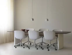Table à manger en pin marron foncé et crème 90x300cm Panel - Normann Copenhagen