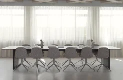 Table à manger en pin marron foncé et crème 100x420cm Panel - Normann Copenhagen