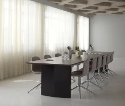 Table à manger en pin marron foncé et crème 100x420cm Panel - Normann Copenhagen