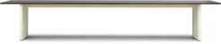 Table à manger en pin marron foncé et crème 100x420cm Panel - Normann Copenhagen
