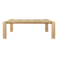 Table à manger en teck naturel 105x209 cm Atmosfera - Gubi