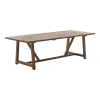 Table à manger en teck recyclé 240 cm Lucas - Sika Design