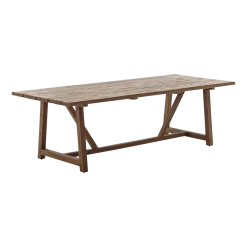 Table à manger en teck recyclé 240 cm Lucas - Sika Design