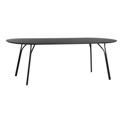 Table à manger noire 220 cm Tree - Woud