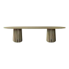 Table à manger ovale en chêne vernis 280x120cm Maru - Vincent Sheppard