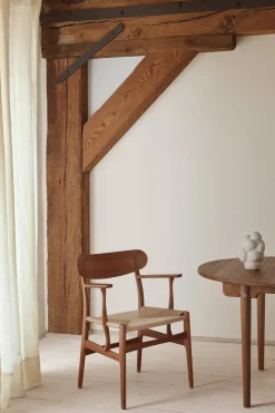Table à manger ovale extensible en chêne huilé 115x140cm CH337 - Carl Hansen & Søn