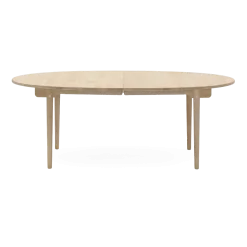 Table à manger ovale extensible en chêne savonné 115x140cm CH337 - Carl Hansen & Søn