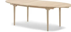 Table à manger ovale extensible en chêne savonné 115x240cm CH339 - Carl Hansen & Søn