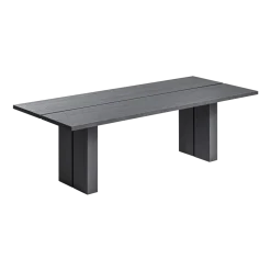 Table à manger rectangulaire en bois obsidian 240 x 100 cm Yaku 33 - Gervasoni