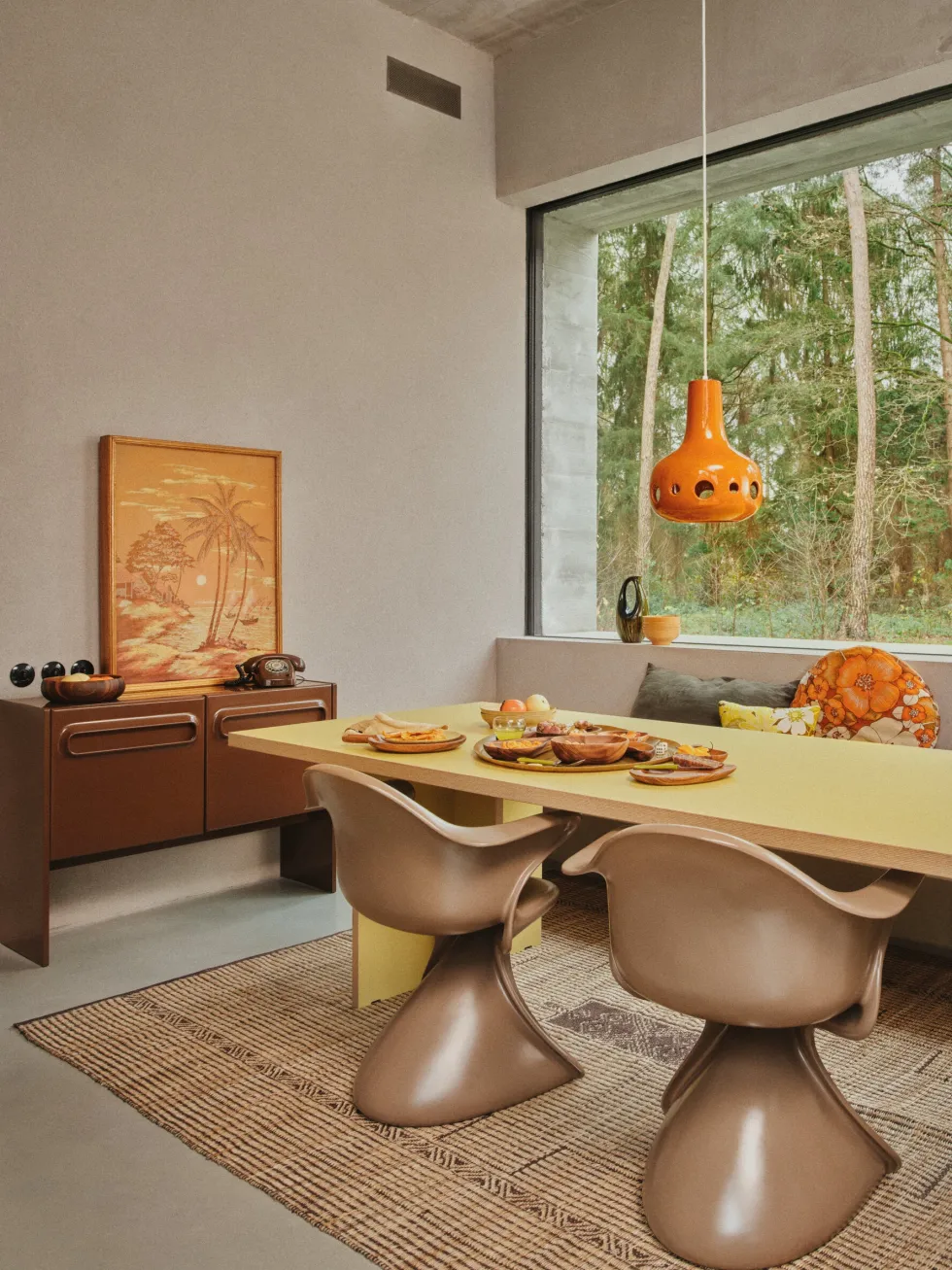 Table à manger rectangulaire en bois olive 280x100cm - HKliving