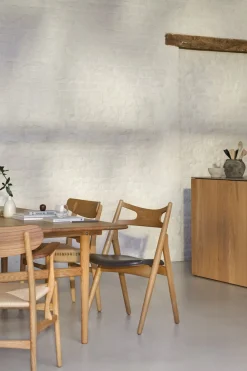 Table à manger rectangulaire en chêne blanc huilé 248x95cm CH327 - Carl Hansen & Søn