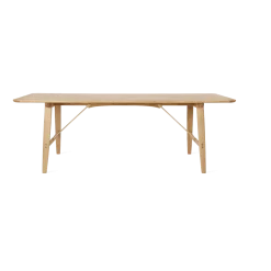 Table à manger rectangulaire en chêne huilé et laiton 210x82cm Hunting Table - Carl Hansen & Søn